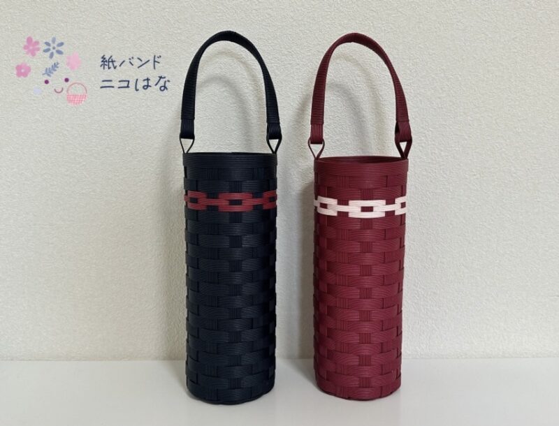 クラフトバンドのワインボトルケース